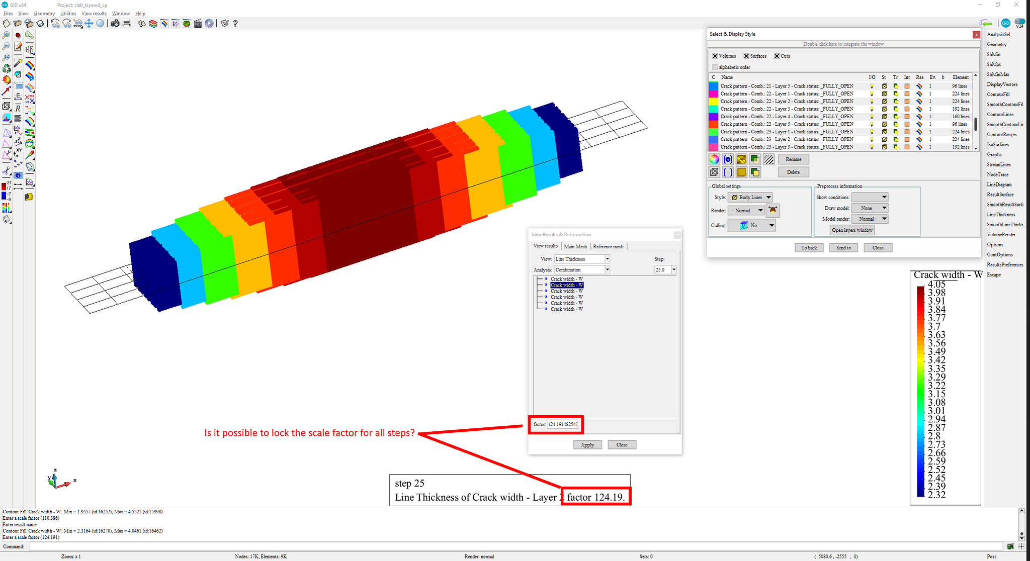 How to lock scale factor for line thickness results - Postprocess - GiD ...